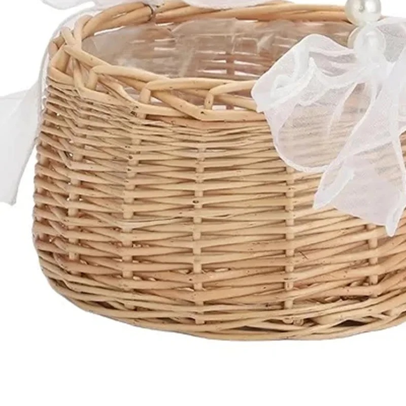 Pearl Handle Rattan Wedding Fl - огляд і ціна Gardening Tools Girls